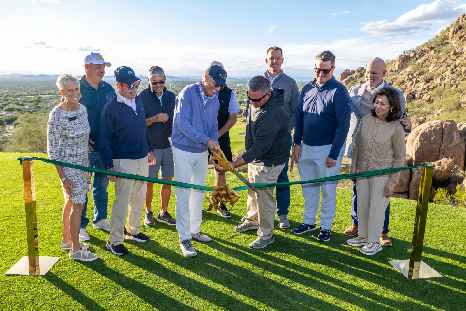 Desert Highlands Club Management and Board Members RIbbon Cutting