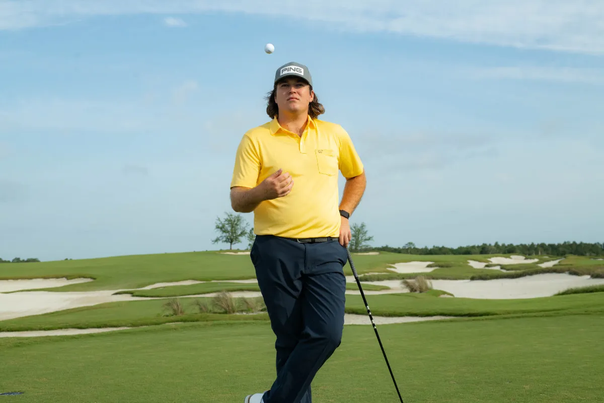 Neal Shipley Yellow Polo Shirt