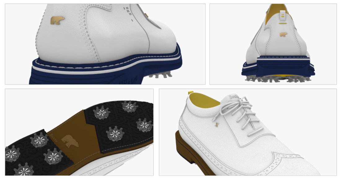 Boxto and Nicklaus-branded shoes at the 2024 PGA Merchandise Show